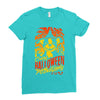 crazy halloween pit lady Ladies Fitted T-Shirt