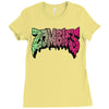 zombies (4) Ladies Fitted T-Shirt