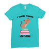 i speak fluent sarcazm Ladies Fitted T-Shirt