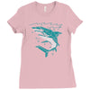 polygon shark Ladies Fitted T-Shirt