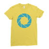 camera shutter Ladies Fitted T-Shirt