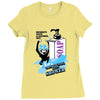 monkey have a shower wet Ladies Fitted T-Shirt