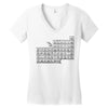 questionable table of elements Women's V-Neck T-Shirt