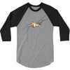 Creation of Adam Pizza 3/4 Sleeve Shirt