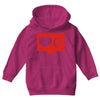 no love notification Youth Hoodie