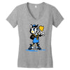 fox b Women's V-Neck T-Shirt
