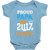 Class of 2017 Proud Papa Graduation Baby Onesie