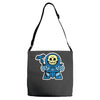 mitesized skeleboy Adjustable Strap Totes