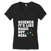 Science It's Like Magic But Real Women's V-Neck T-Shirt