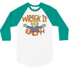 ralph wrecking it 3/4 Sleeve Shirt