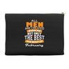 all men are created equal but only the best are born in february Accessory Pouches