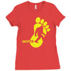 bigfoot gone Ladies Fitted T-Shirt