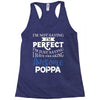awesome poppa Racerback Tank