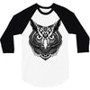 owl ornate 3/4 Sleeve Shirt