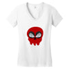 Deadpool Skull Women's V-Neck T-Shirt