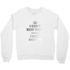 i can't keep calm because i have anxiety Crewneck Sweatshirt