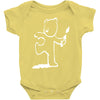 banksy teddy bear pop art new Baby Onesie