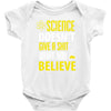 science doesn't give a sht Baby Onesie