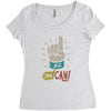 yes, you can! Women's Triblend Scoop T-shirt