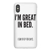 great in bed iPhoneX Case