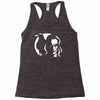 the crow die krahe horror Racerback Tank