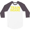 insane gym training bodybuilding workout keepfit weightlifting 3/4 Sleeve Shirt