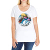 in the midst of war Ladies Curvy T-Shirt