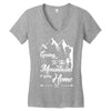 Going To The Mountains Is Going Home Women's V-Neck T-Shirt