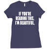 i'm beautiful Ladies Fitted T-Shirt