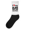I Love My Big Brother Socks