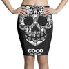 loco coco skul Pencil Skirts