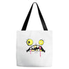 halloween face Tote Bags