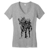 cable and deadpool Women's V-Neck T-Shirt