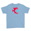 monster fish eats diver Youth Tee