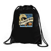 halloween moon Drawstring Bags