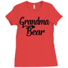 grandma bear Ladies Fitted T-Shirt