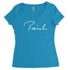 paiste signature new Women's Triblend Scoop T-shirt