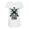 Pubg Maternity Scoop Neck T-shirt