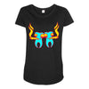 high tooths with joint Maternity Scoop Neck T-shirt