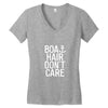 boat hair don't care Women's V-Neck T-Shirt