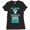 god found autism dad Ladies Fitted T-Shirt