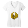 gold owl Women's V-Neck T-Shirt