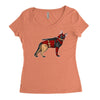 dead shepherd Women's Triblend Scoop T-shirt