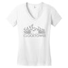 save the clocktower Women's V-Neck T-Shirt