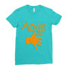 midnight oil Ladies Fitted T-Shirt