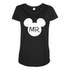 Mr. and Mrs. Matching Maternity Scoop Neck T-shirt