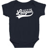 i'm out of your league Baby Bodysuit