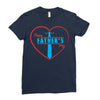 happy father's day Ladies Fitted T-Shirt