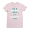 i'm a pug mom Ladies Fitted T-Shirt