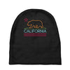 neon sign california republic flag bear Baby Beanies
